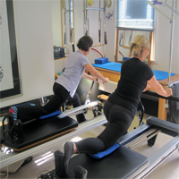 AC Pilate's clients using the studio